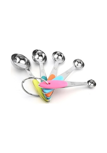 Dancemonkey Mutfak Gereçleri Paslanmaz Çelik Ölçüm Kaşığı Seti Karışık