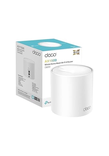 Tp-link Deco X10 1-pack , Ax1500 Mbps, 190 M²'ye Kadar Kapsama Alanı, 120 Cihaza Kadar Bağlantı, Gi-132229