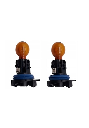 2 Adet 12v Ph24wy 24w Halojen Turuncu Renk Ampul