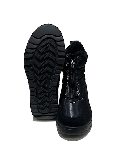 Bot Kadın Diğer 6390 6j Jacalu Textile Upper And Synt Leather-pu Sole Black Siyah