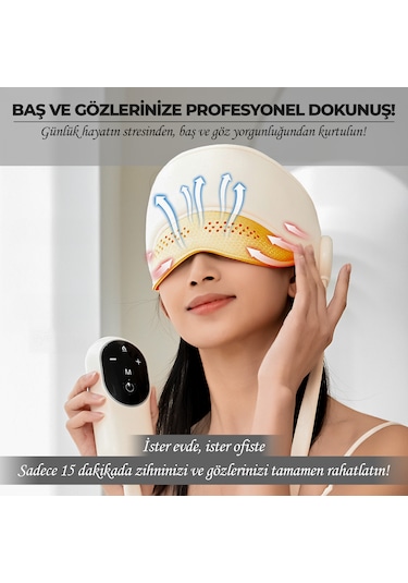 Relaxus Isıtmalı Kafa Masaj Cihazı