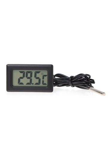 Aek-tech Mini Dijital Prob Termometre siyah