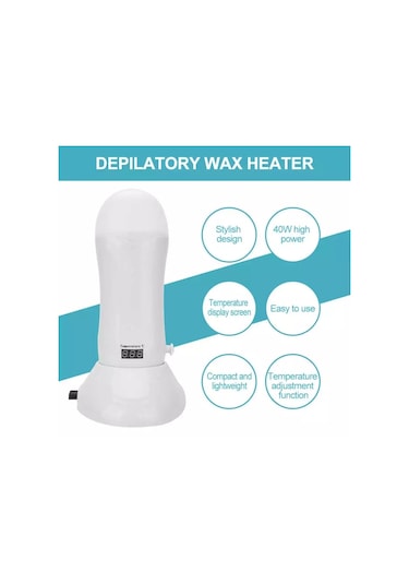 Sones Taşınabilir Manuel Termostat Ağda Makinesi Tüy Alma Ağda Fasulyesi Isıtıcı, Ab Fişi Pembe