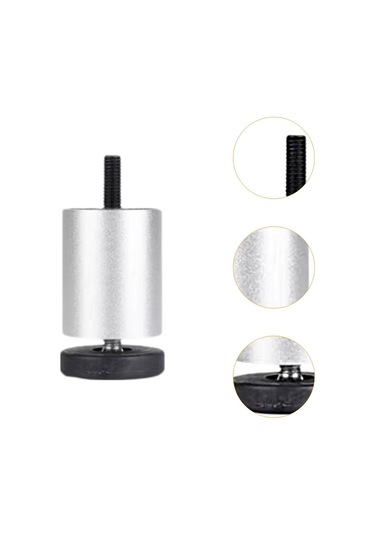 Suntek 2x Ayarlanabilir Mobilya Bacakları 8cm-gümüş Gümüş