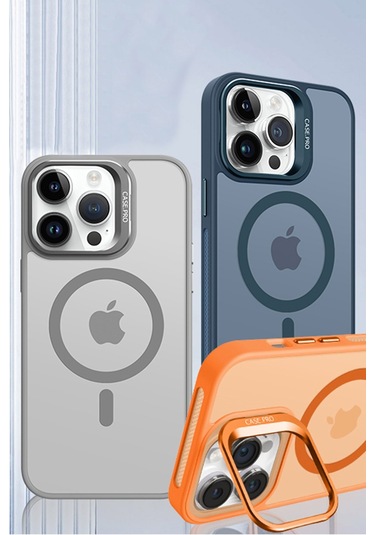 Joko iPhone 14 Kılıf Flet Lens Magsafe Kapak Glblseme - 20 - Siyah