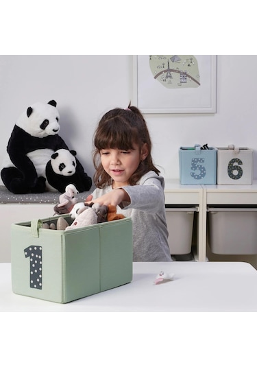 3 Parça Kutu Seti, Barndröm Çok Renkli Meridyendukkan 17x27x17 Cm Çocuk Odası Düzenleme Kutuları Çok Renkli