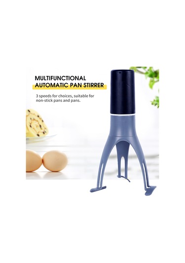 Leezsing Gri 3 Modlu Kablosuz Otomatik Tencere Karıştırıcı - Yumurta, Krema, Çorba Karıştırma Aleti Pil Dahil Değil Gri