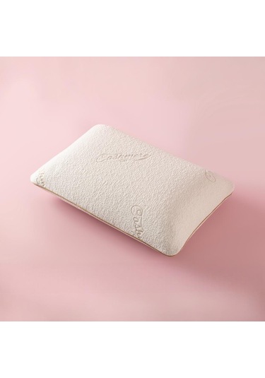 Moln Cashmere Visco Yastık Lüks Uyku Ve Termal Rahatlık Beyaz