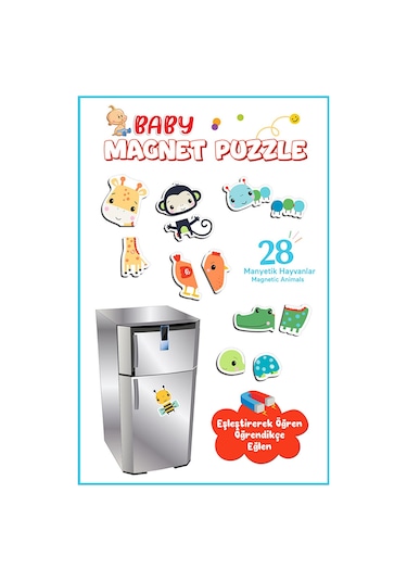 Fisher-price Fisher Price Magnet Puzzle Dıy-fp2939