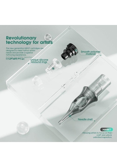 Mast Hyperink Cartridges 1015 Rm-1 Round Magnum - Kartuş Dövme İğnesi
