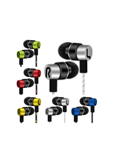 Cep Telefonu İçin Evrensel 3.5 MM Kulak İçi Stereo Kulaklık Kulaklık Kulaklık Mikrofonlu