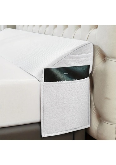 Fastbuy Dashanshop Swtmerry Queen Gri Yatak Takviye Yastığı 5e Kadar Dolgu Yüksek Yoğunluk Gri Depoluklu Yastık Gri