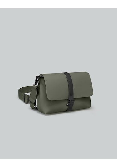 Gaston Luga Spläsh Crossbody Bag - Olive Yeşil