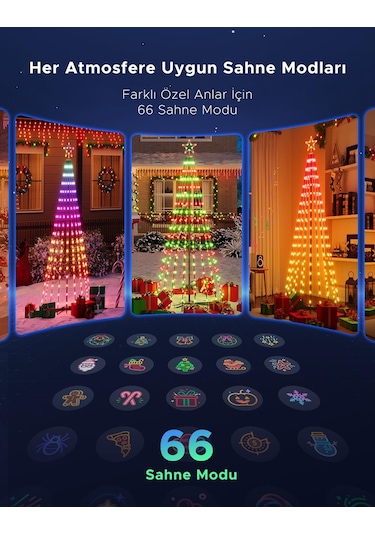 Govee Koni Hazır Yılbaşı Ağacı