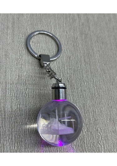 Ledli Sultanahmet Tasarımı Kristal Anahtarlık Alk3804 Renkli