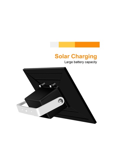 Ximistore9 Solar Enerjili Led Bahçe Aydınlatma Lambası, Su Geçirmez, Uzaktan Kumandalı, 20 Led, Beyaz Işık, Siyah Çok Renkli