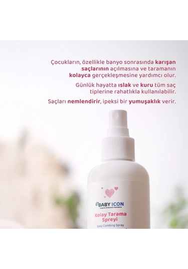 Baby Icon Kolay Tarama Spreyi  200 ML