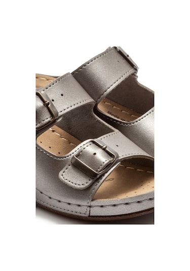 Twigy Neva Kadın Terlik Lame 36/40 ZZ0787 Gri