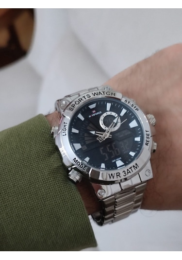 Naviforce Erkek Kol Saati Çift Kordonlu Dijital & Analog 2100