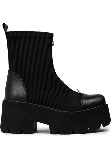 Deery Kadın Siyah Streç Bot - K6060zsyhe01 Siyah