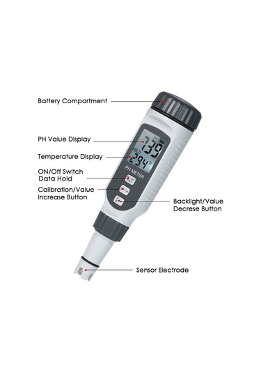 Smart Sensor Profesyonel Ph Su Kalitesi Test Cihazı