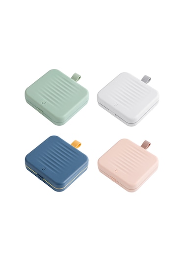 Jeemson Ev İçin Yeşil Çift Katlı Manyetik İğne Dokuma Seti - Ev Gereçleri Organizer Kutusu Yeşil