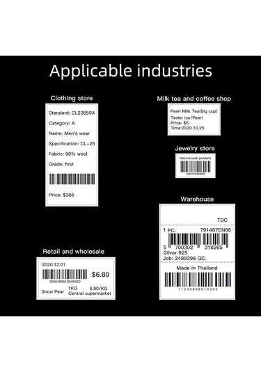 Skycity Islak Suya Dayanıklı Termal Etiket Kağıdı 40x20mm 320 Adet, B11/b21/b3s Yazıcı Uyumlu, Yırtılmaz不干胶etiketler, Ev Ve İşletme Kullanıma Uygun