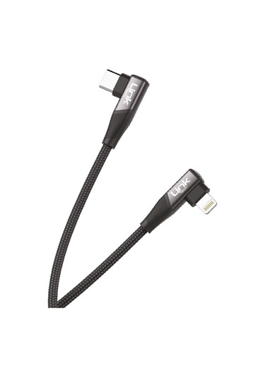 Linktech K596 27 W 1.5 M Type-C - Lightning Data Şarj Kablosu Siyah