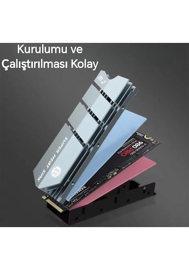 Ssd Soğutucu 2280 M.2 Nvme Soğutucu Aleminyum Pc Ps5/coldfish