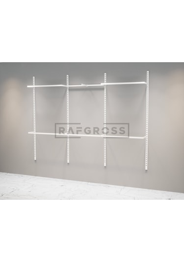 Mağaza Raf Sistemi, Askılık Sistemi, Butik, Mağaza Stand Beyaz