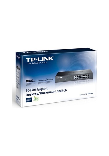 TP-Link Tl Sg1016 16 Port Gigabit Çelik Kasa Rackmount Switch