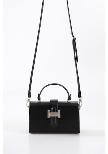 Ççs 17569 Kadın Omuz Askılı El Çantası-siyah Siyah