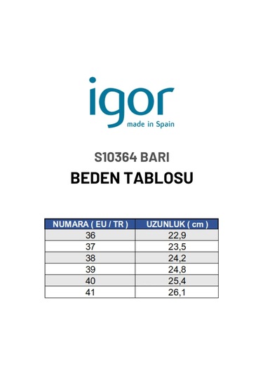 Igor Bari Kadın Parmak Arası Terlik - Siyah S10364-002