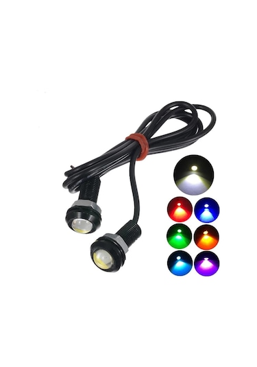 2 Adet Ayna Altı Led Kartal Göz Led Sis Ledi Plaka Aydınlatma Mot 504065732