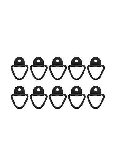 Pazly Kamyon Bağlama Halkaları - Süper Güçlü Çelik D-ring, 10 Adet 674g - Çelik Halkalar İçin Mükemmel Seçim