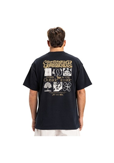 Quiksilver Hw Outside Inside Ss Erkek Günlük Tişört Eqyzt08032-kvj0 Siyah SIYAH