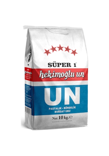 Hekimoğlu Un Süper1 Pastalık Böreklik Buğday Unu 10 KG