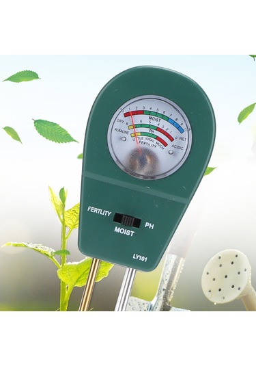 Suofeng Ly101 Toprak Analiz Cihazı - Nem, Ph Ve Gübre Seviyesi Ölçer - Bahçe Bitkileri Ve Tarım İçin Hızlı Doğru Ölçüm