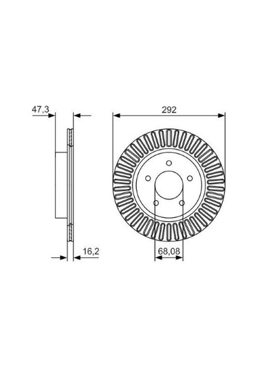 Renault Koleos 1.3tce 160 2020-2023 Bosch Arka Disk 292 Mm 2 Ad