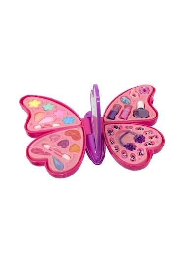 Pretty Pinky Kelebek Makyaj Güzellik Seti Oyuncak Makyaj Seti