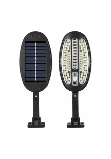 Xindoker Dış Mekan Güneş Enerjili Led Duvar Lambası - Bahçe, Ev Cephesi Için Uzaktan Kumandalı, Dayanıklı Malzeme, Hb-8188b Modeli Siyah