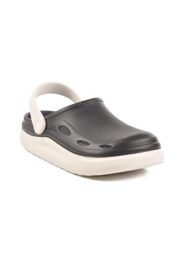 Siyah Hafif Eva Erkek Sabo Terlik Cat M Siyah