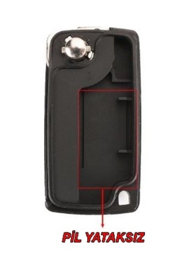 Peugeot 2 Tuşlu Kumanda Kabı Anahtar Kabı Pil Yataksız Logolu