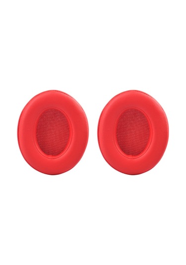 Beats Studio2.0 / Studio3 İçin 1 Çift Sünger Kulaklık Koruyucu Kılıf Kırmızı