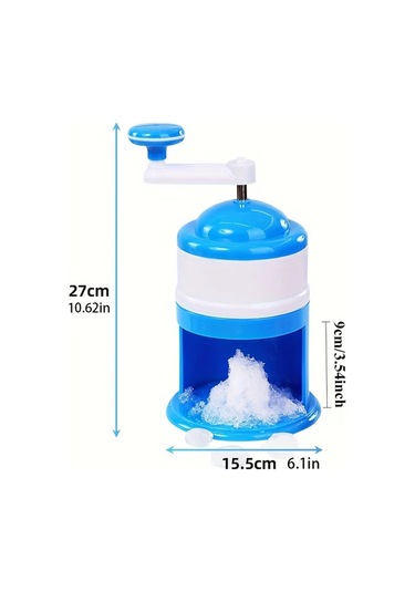 Willowhaven Mavi Manuel Buz Kıyıcı: Dondurma Ve Smoothie Makinesi, Pratik Mutfak Aleti