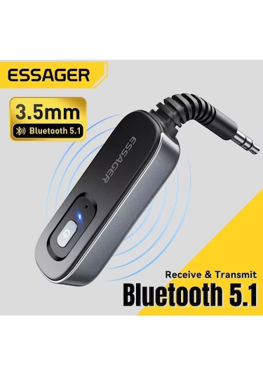 Bt10 Bluetooth 5.1 Çevirici Adaptör İkili Mode/lisanslı Araba Müz