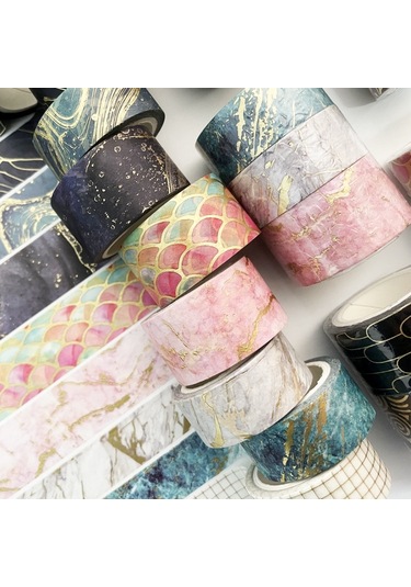 3 Rulo / Set Dıy El Dccount Dekoratif Malzeme Bant Diğer Diğer