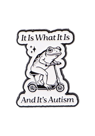 Ramulus Sevimli Manga Rozetli Emaye Pin - Sırt Çantası Ve Evrak Çantası Aksesuarıblueunisex