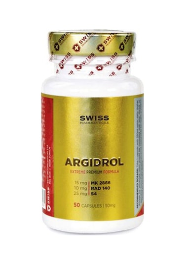 Swiss Argidrol 50 Mg 50 Caps Sarms Mk2866 Ostarine Rad140 S4
