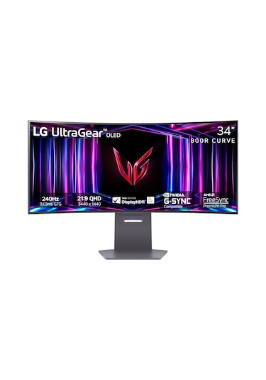 Lg Ultragear Oled 34GS95QE-B 34" WQHD 240 HZ 0.03 Ms Asansör Gaming Monitör